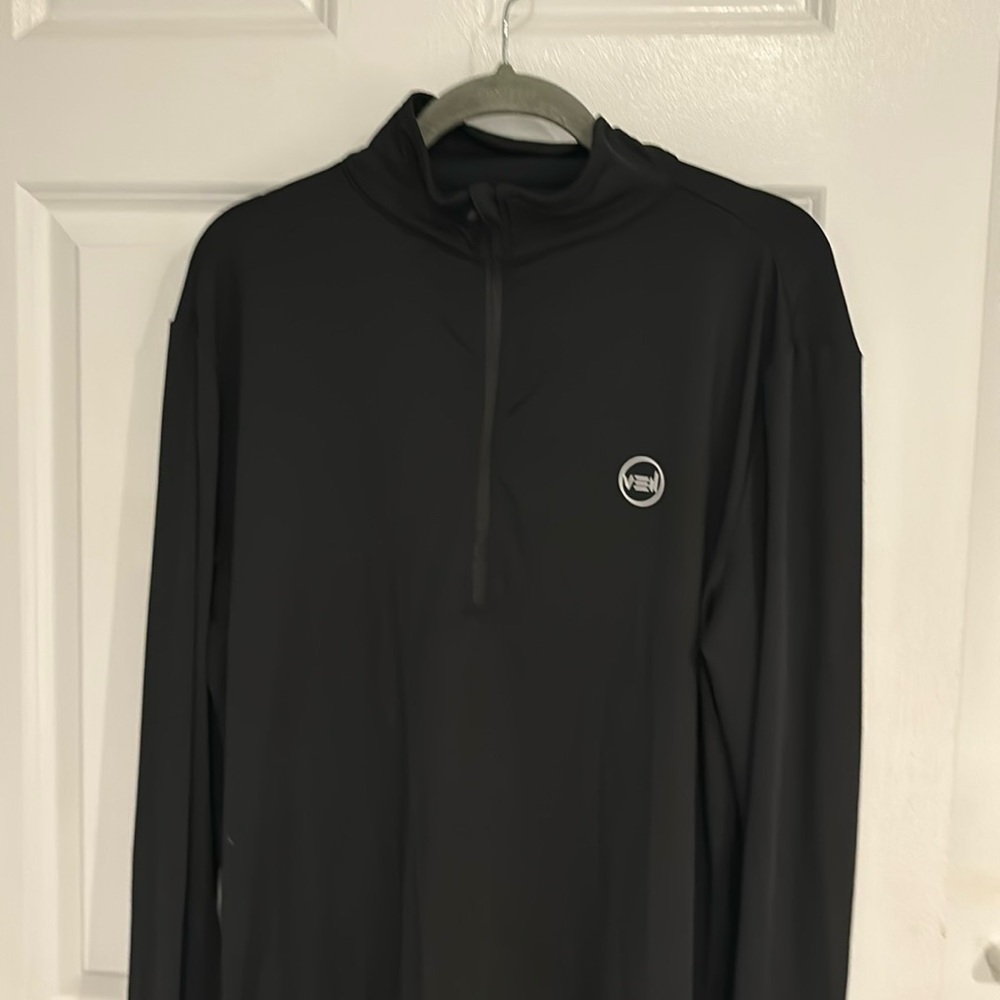 Veil Tunic Adult Large Black Spark Half-Zip Performance Running Womens Pocket